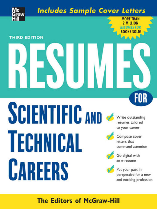 Title details for Resumes for Scientific and Technical Careers by McGraw Hill - Available